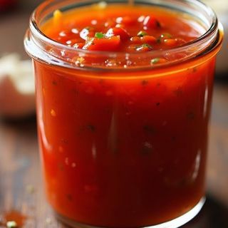 Spiced kachumbari with chilli sauce