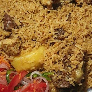 Coconut beef pilau