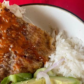 Wet Fry Tilapia + Coconut Rice(for 2 People)