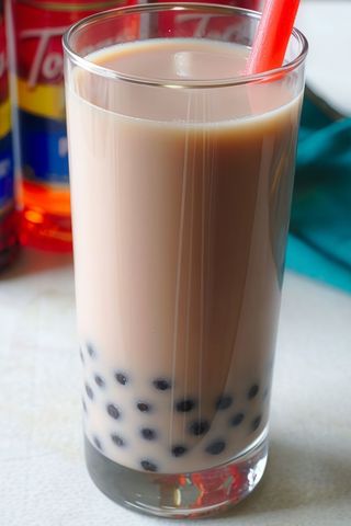 Fruit tea boba - Peach
