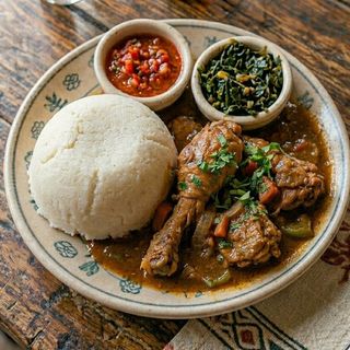 Ugali Chicken Stew