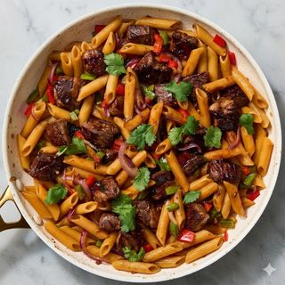 Penne Pasta Beef