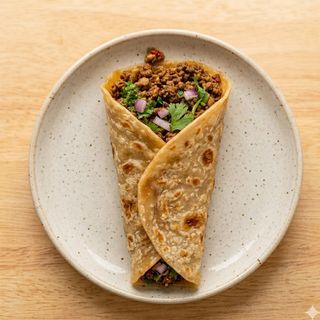 Keema Chapati Wrap