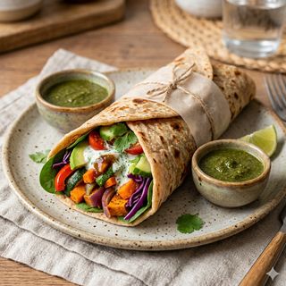 Veges Chapati Wrap
