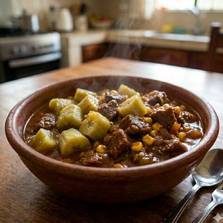 Matoke, Stew, Beef
