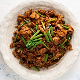 Sizzling pork