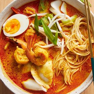 Prawn Dumplings Laksa