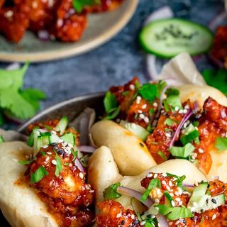 Beef brisket bao bun