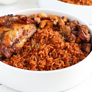 Jollof Rice with Chicken (S)