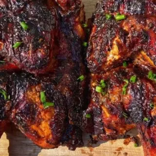1/2 Authentic Jamaican Jerk Pan Chicken