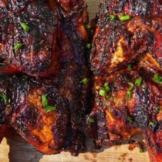 1/2 Authentic Jamaican Jerk Pan Chicken