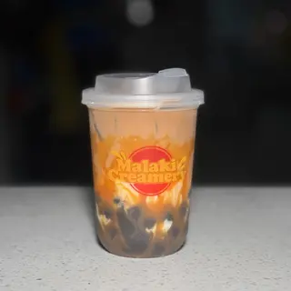 Lotus Caramel Milk Tea  Boba