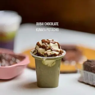Malaki Konafa Pistachio Pudding