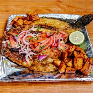 Bamboo Grilled Fish