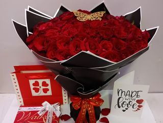 40 stems red bouquet