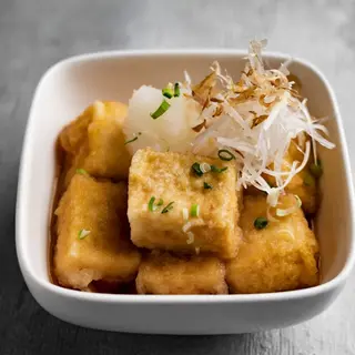 Agedashi tofu or eggplant