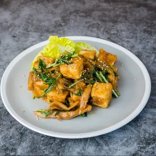 Spicy tofu teriyaki starter