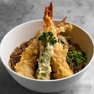 Tempura soba (hot)