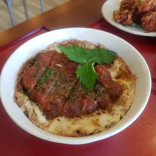 Katsu donburi pork