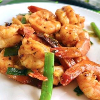 Chilly garlic prawns(sauce)