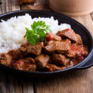 Rice Beef + Free Drink