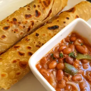 2 Chapatis + Beans