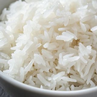 Plain white rice 