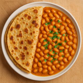 Coconut Beans & Chapati