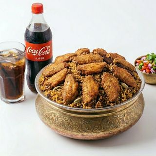 12pcs Wings & Pilau Combo + Free Soda