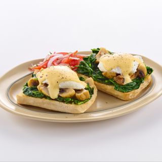 Spinach & Mushroom Eggs bene