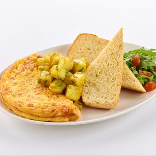 Cheese & Tomato omelette