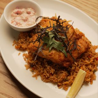 Deep fried snapper