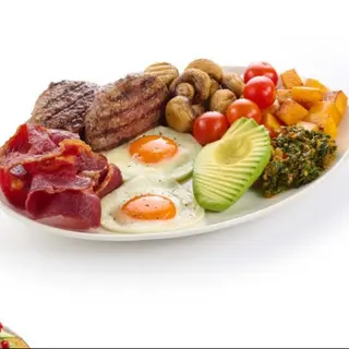Big keto breakfast
