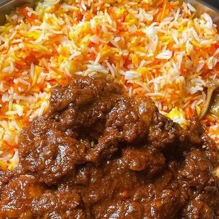 Beef Biryani+Guacamole and 350ml cock