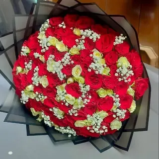 Blossoms red
