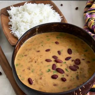 Coconut Beans with Rice