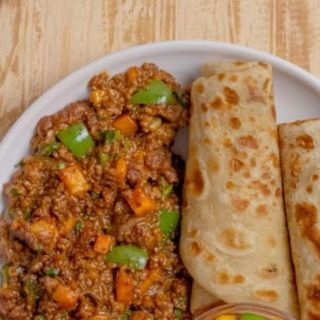 2 Chapati Minced meat