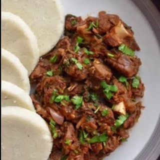 Ugali Wet Fry goat