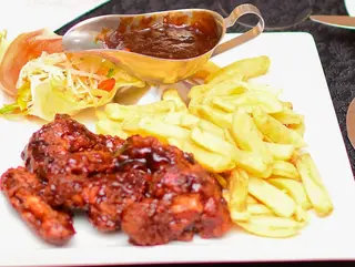 Marinated grilled chicken 1/2