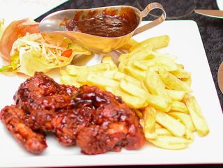 Marinated grilled chicken 1/2