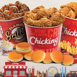 15 Pcs. Chicken Bucket + Medium Sized Pizza