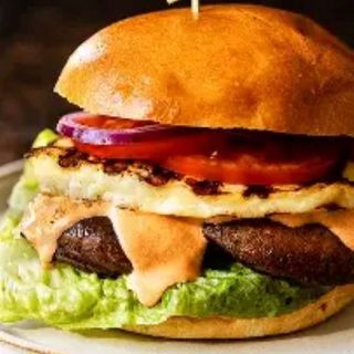 Grilled Halloumi Burger
