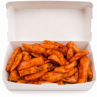 BBq sauce fries