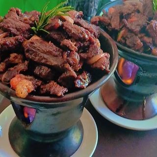 Shekla Tibs (Dry Goat Meat)