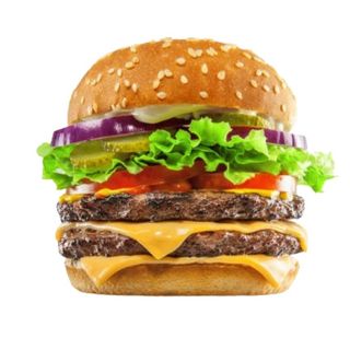 Double Dragon  - Original Burger Meal, Spiced