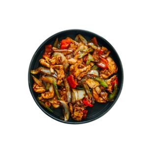 Green Pepper Wave Fish 青椒炒回鱼  (Stir-Fried Fish with Green Peppers)