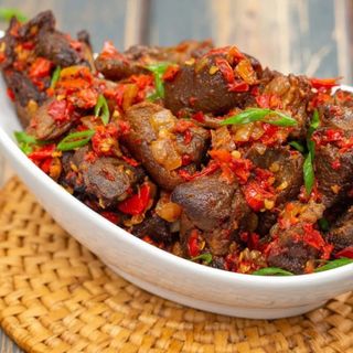 Peppered Goat meat/ Asun
