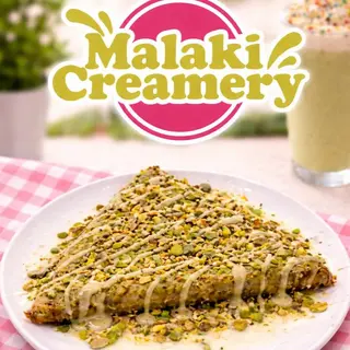 Two  Pistachio Crepe