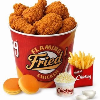 6 Pcs. Chicken Bucket