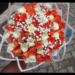 Charming orange white